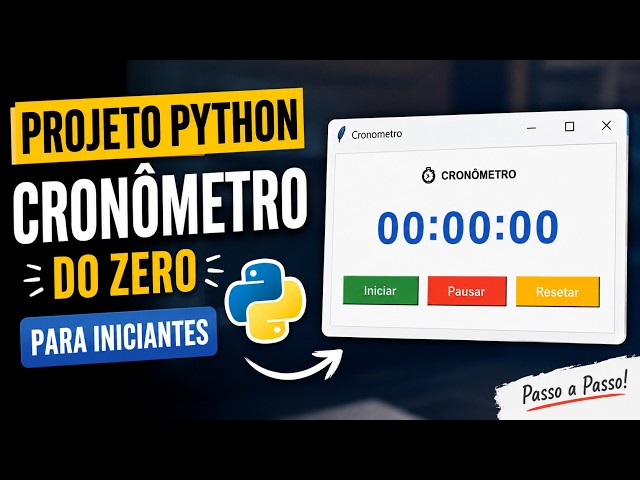 Video thumbnail for Como Criar um Cronômetro em Python (Projeto Completo para Iniciantes)