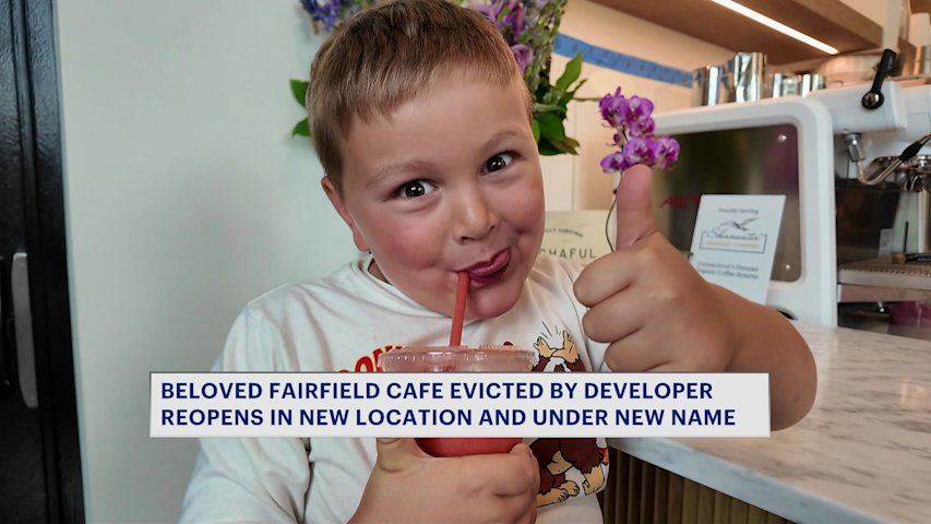 Video thumbnail for 'New beginning.' Beloved Fairfield cafe evicted by developer reopens in new location under new name