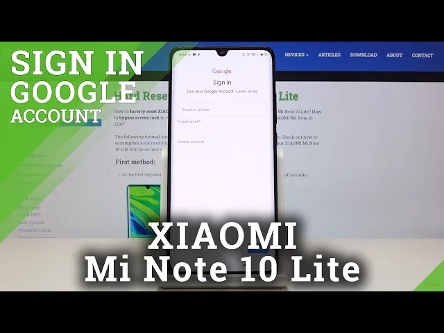 Video thumbnail for How to Add Google Account in XIAOMI Mi Note 10 Lite – Create Google Account