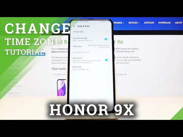 Video thumbnail for How to Change Date & Time on Honor 9x – Set up Timezone