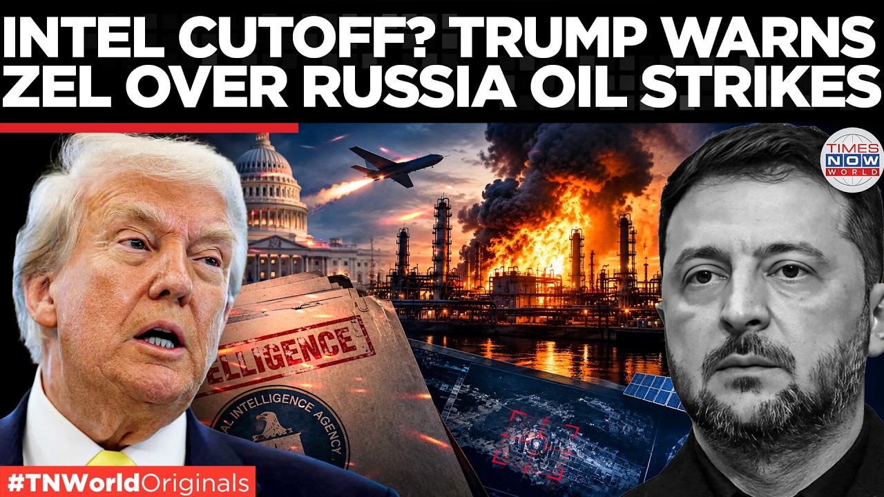 Video thumbnail for TRUMP'S ULTIMATUM To Zel: US President Threatens Intel Cutoff Over Russia Strikes | WORLD NEWS