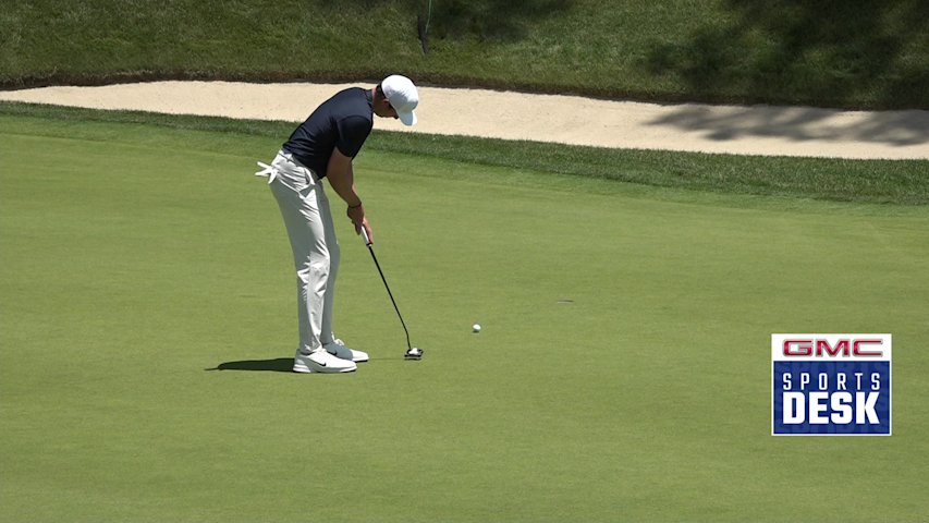 Video thumbnail for 'Golden boy.' Milford's Ben James fires two-under 68 in first round of Travelers Championship