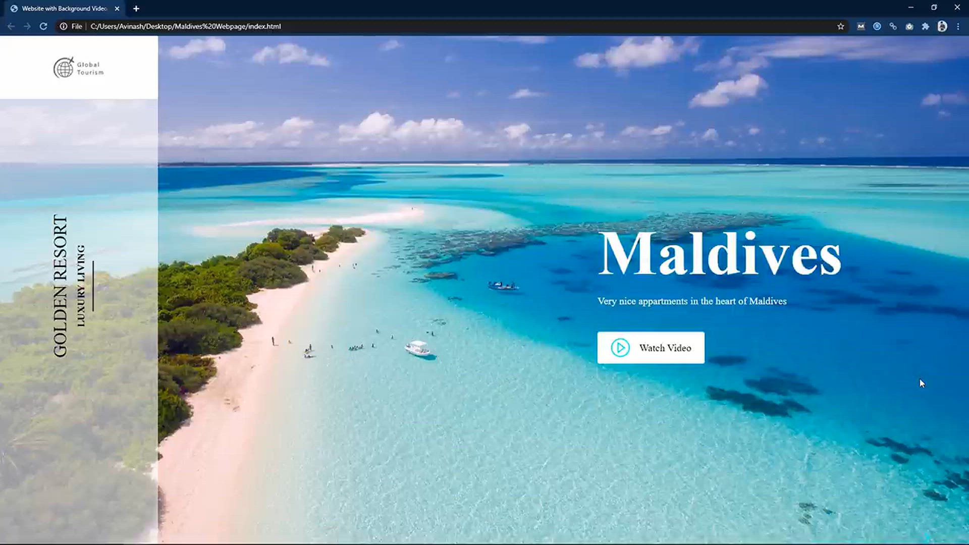 'Video thumbnail for How To Make A Website With Background Video Using HTML and CSS In Just 10 Minute'