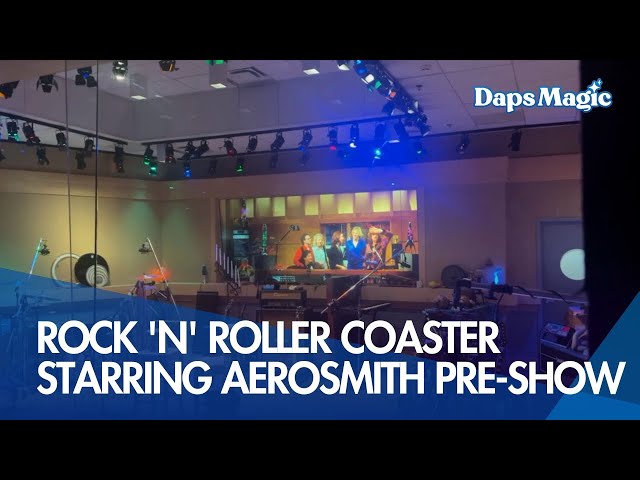 Video thumbnail for Rock 'n' Roller Coaster Starring Aerosmith Pre Show | Walt Disney World Resort 2025 4K