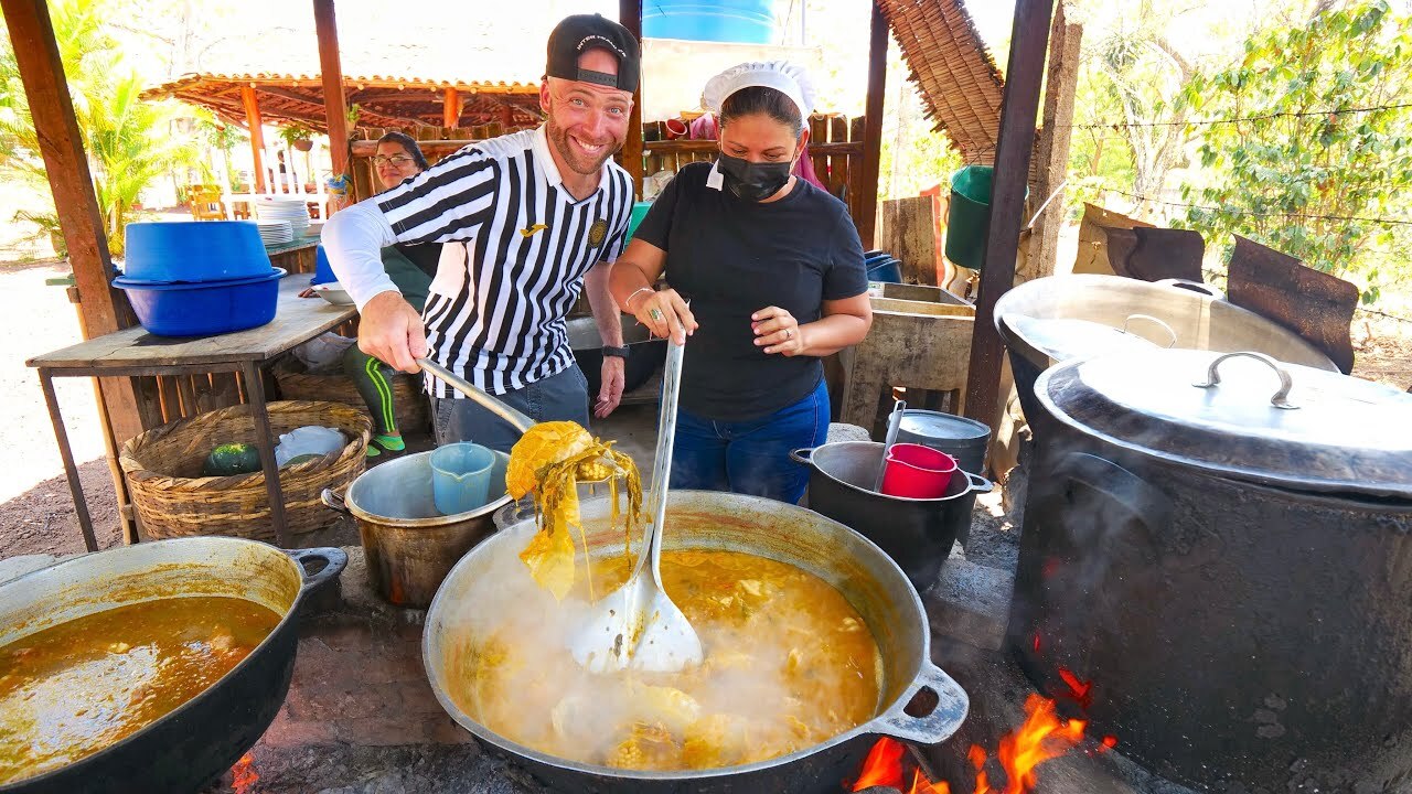 Video thumbnail for Nicaraguan HANGOVER CURE!! Beef Stomach Stew + Furniture Craftsmen in Masatepe, Nicaragua!!