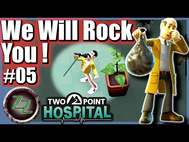 Video thumbnail for Two Point Hospital Freddie Mercury Invasion - Lower Bullocks 2 Sterne (Gameplay deutsch - German)