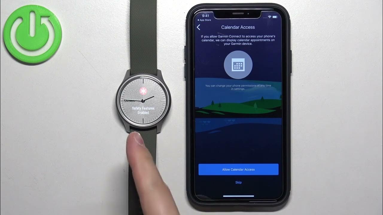 Video thumbnail for How to Pair GARMIN Vivomove Style With iPhone