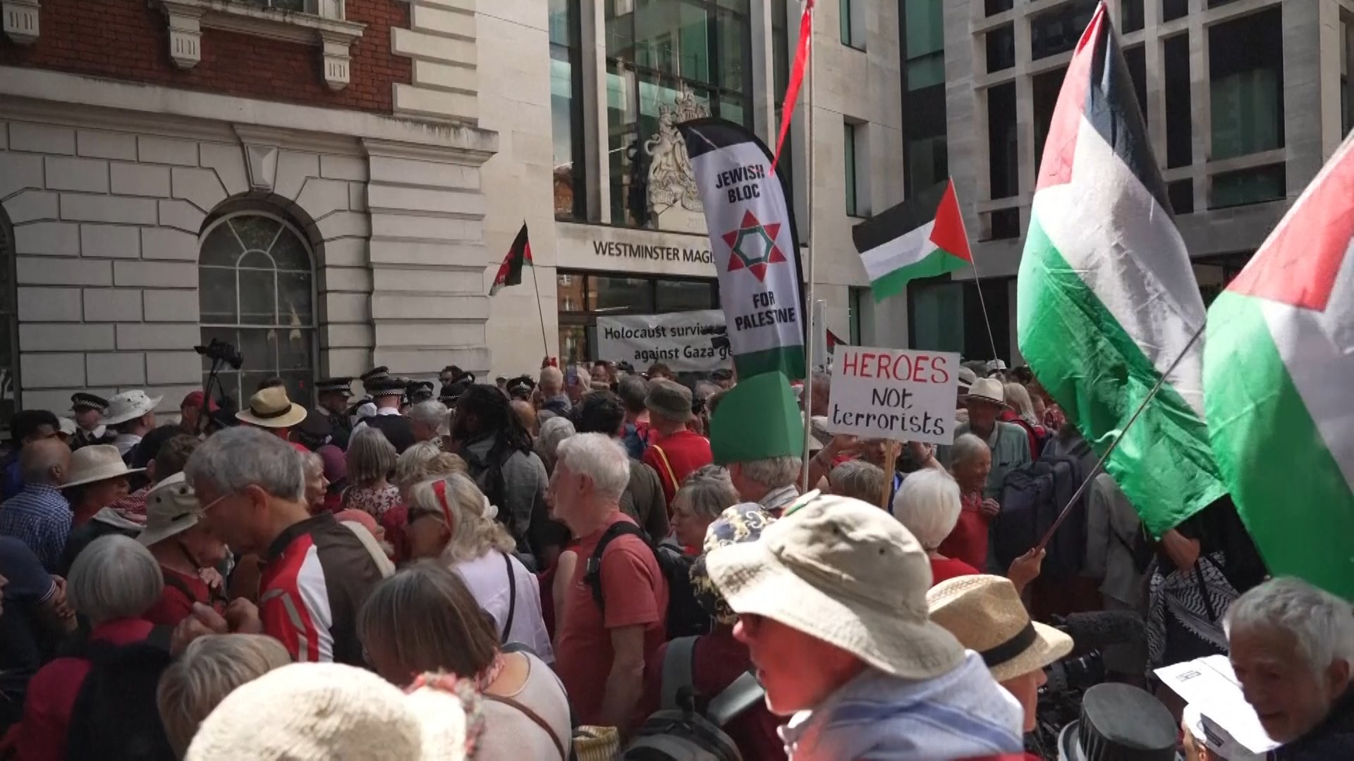 Video thumbnail for US labels Palestine Action a terror group, founder says ‘that’s rich’