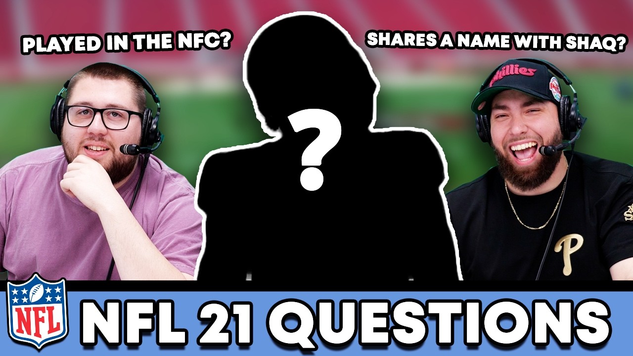 Video thumbnail for 21 Questions to figure out WHO this NFL player is! (NFL 21 Questions)