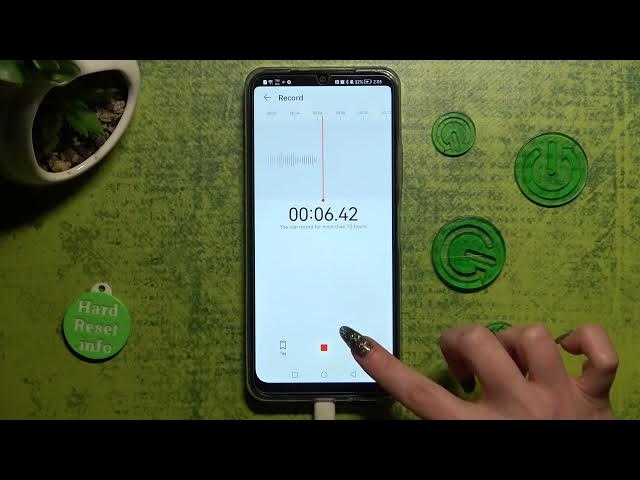 Video thumbnail for How to Record Sounds on HUAWEI NOVA Y61 – Use Sound Recorder App