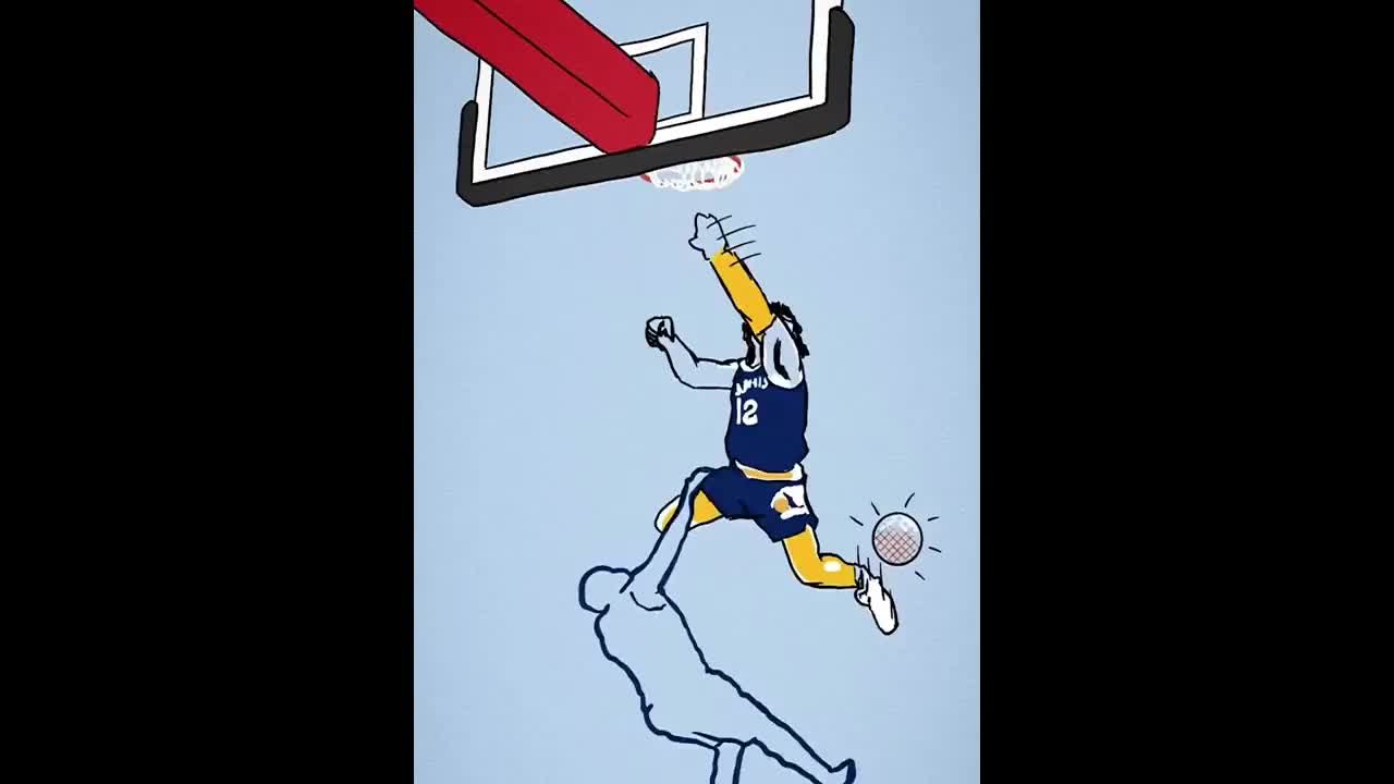 Video thumbnail for heatcheck: ja morant animated dunk highlights
