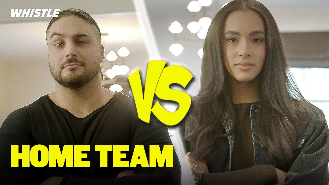 Video thumbnail for NFL star couples take on new challenges with David Bakhtiari