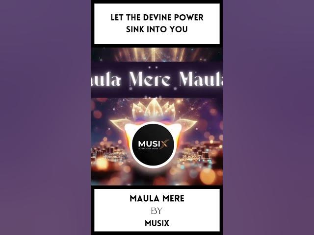 Video thumbnail for Maula Mere #musix #progressivehouse #edm #melodichouse #indianfusion