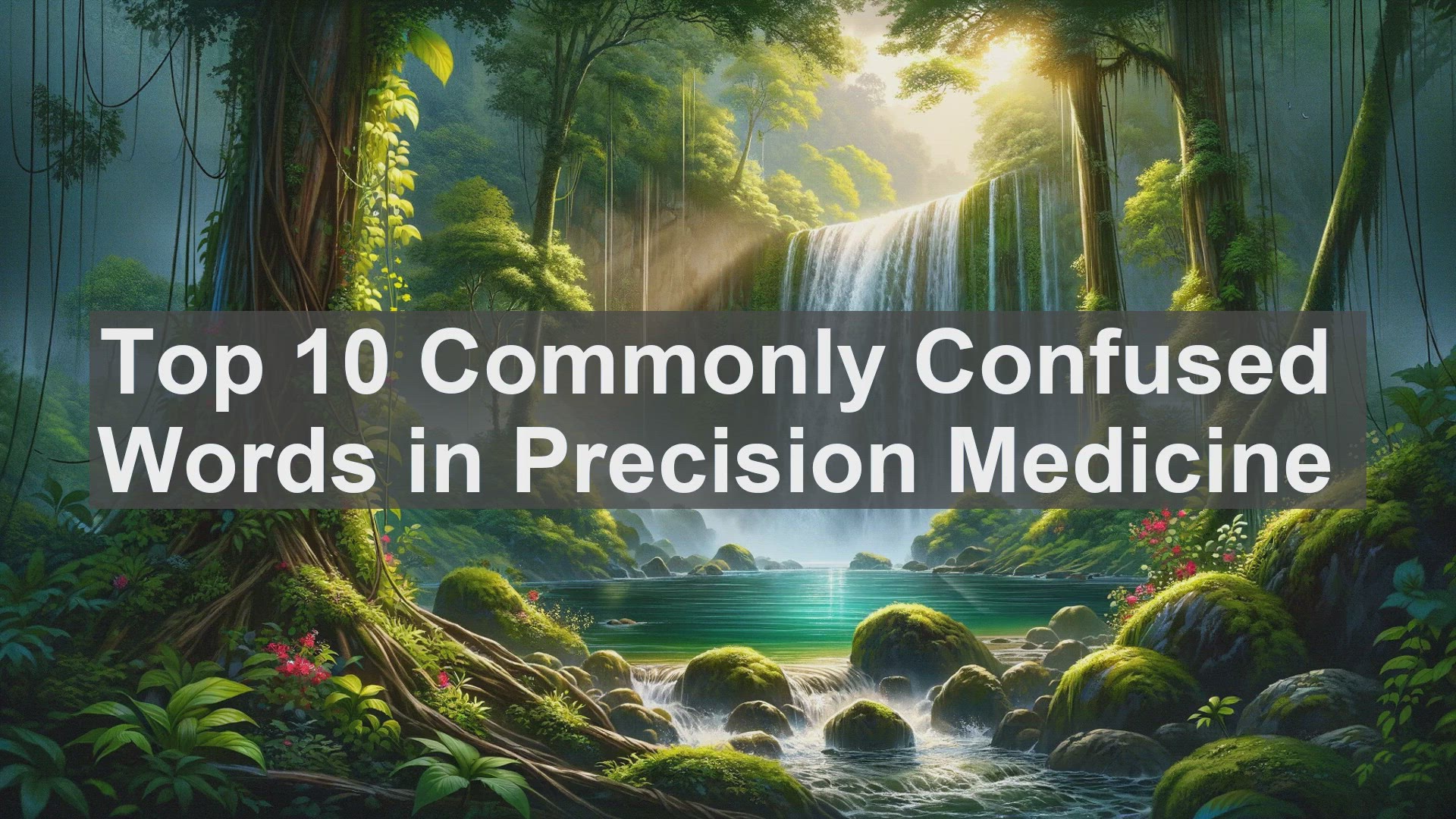 'Video thumbnail for Top 10 Commonly Confused Words in Precision Medicine'