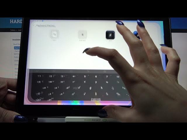 Video thumbnail for How to Change Keyboard Theme on SAMSUNG Galaxy Tab Active Pro - Keyboard Settings