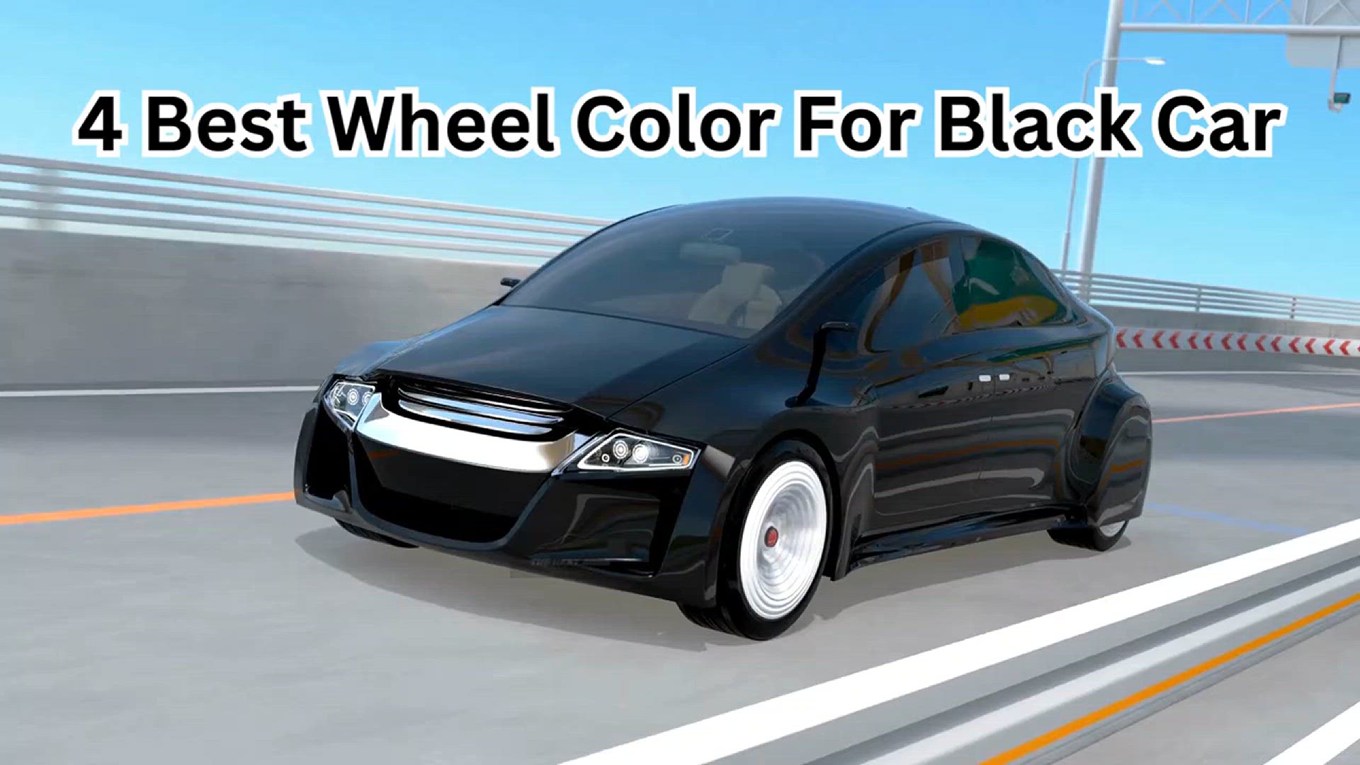 'Video thumbnail for 4 Best Wheel Color For Black Car'