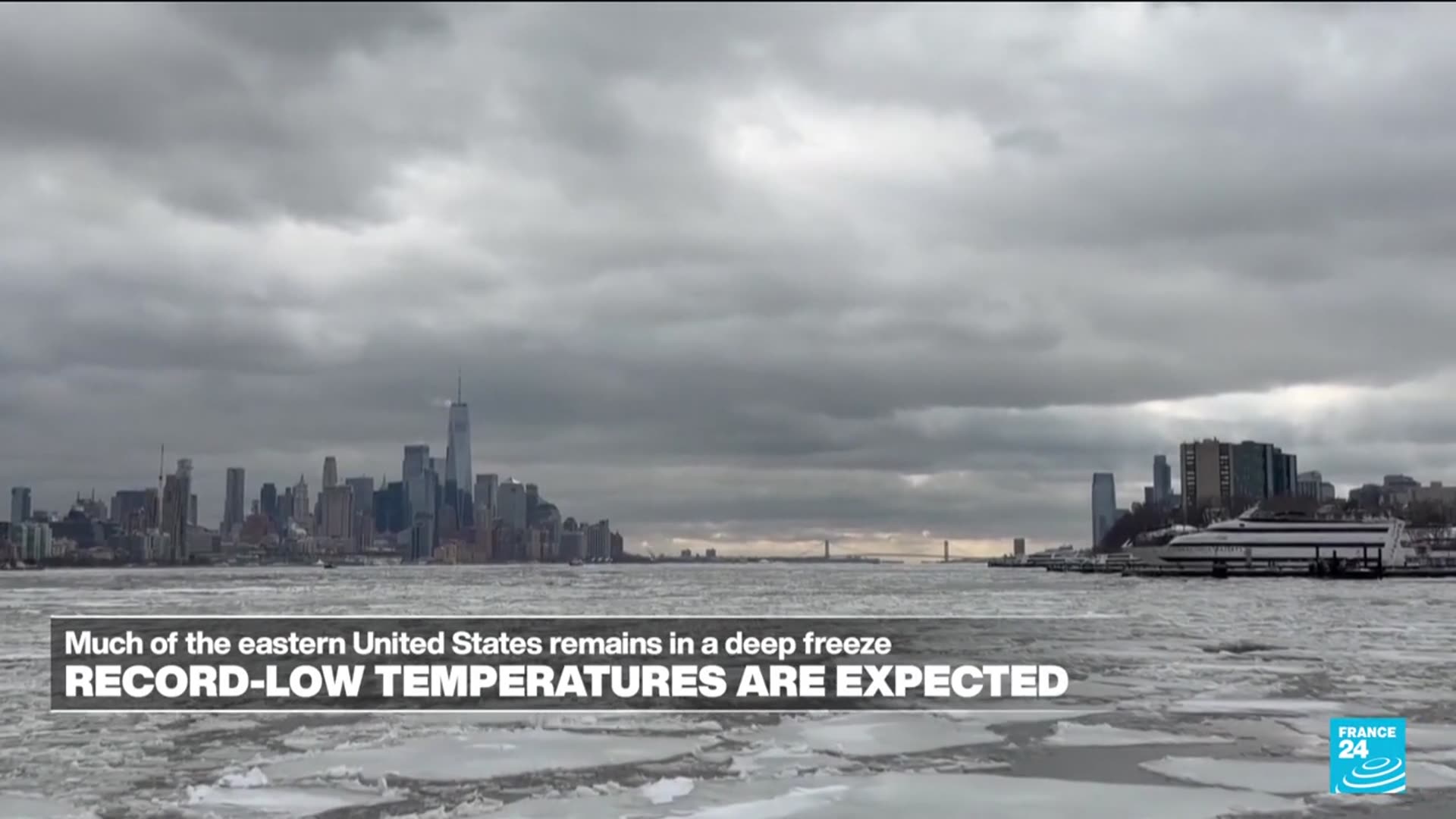 Video thumbnail for Winter storm grips much of US in snow, ice, Arctic cold