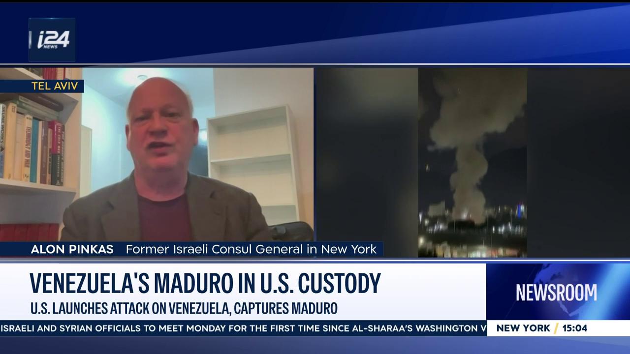 Video thumbnail for Venezuela's Maduro in U.S. custody: U.S. launches attack on Venezuela, captures Maduro