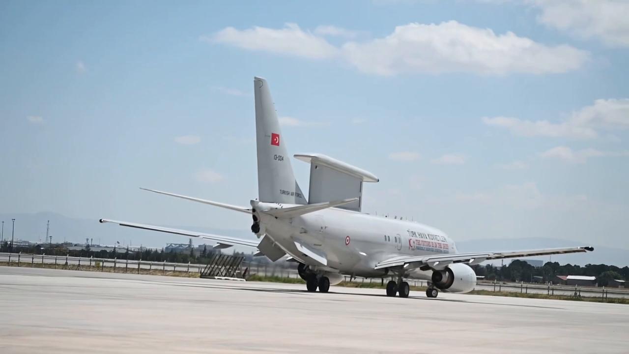 Video thumbnail for Türkiye: Turkish Air Force aircraft join NATO air, missile defense activity in Romania.