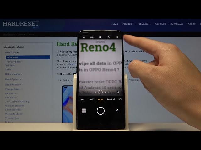 Video thumbnail for How to Switch On/Off Camera Shutter Sound in OPPO Reno4 – Adjust Sound Settings
