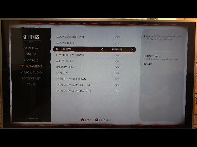 Video thumbnail for How To Change Tournament Round Time In Mortal Kombat 1