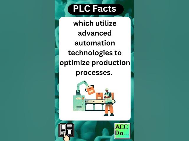 'Video thumbnail for PLC Facts - used in smart factories...'