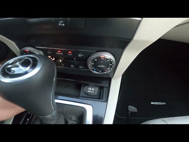 Video thumbnail for Where is the Power Outlet in Mercedes GLK Off-roader ( 2008 – 2011 ) | How to Find a Lighter Port?