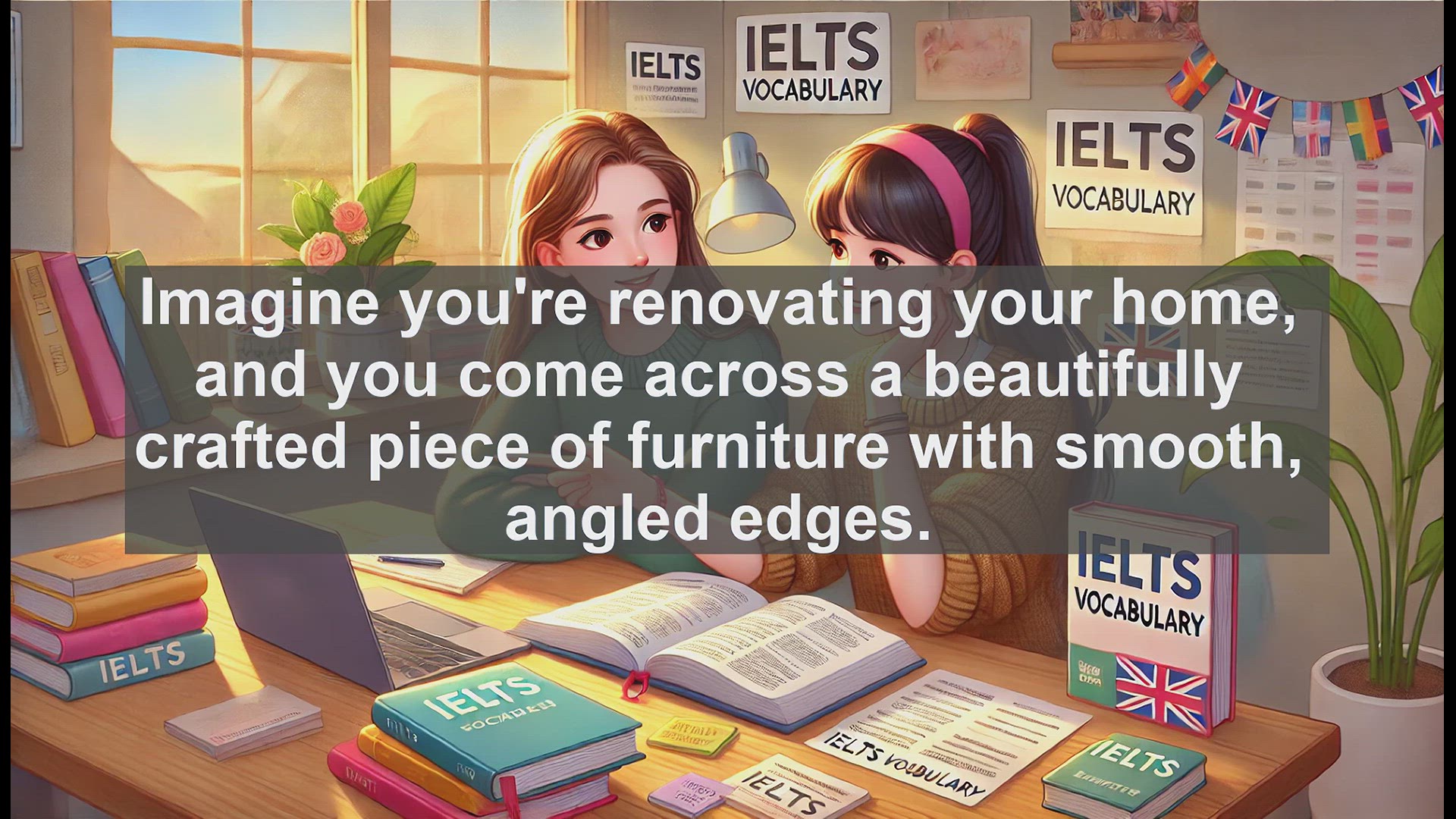 'Video thumbnail for 5000 Must Know IELTS 8.0 Vocabulary - Bevel: The Art of Angled Edges in Design and Craftsmanship'