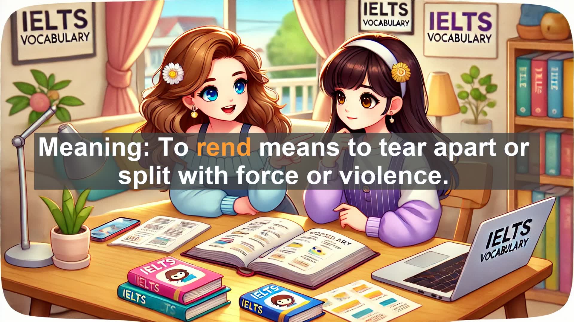 'Video thumbnail for 2000 Must Know IELTS 9.0 Vocabulary - Mastering the Word 'Rend': A Powerful Verb for IELTS Success'