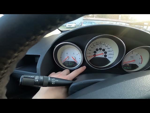 Video thumbnail for How to Navigate Through the Speedometer Display Dodge Caliber ( 2008 – 2017 ) - Manage Speedometer