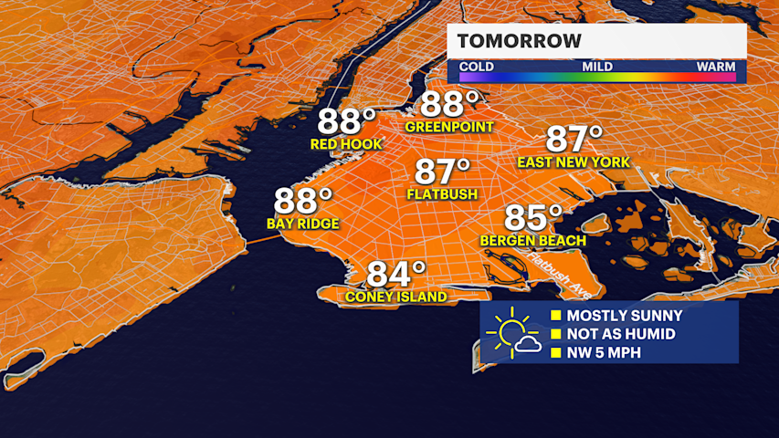 Video thumbnail for Very warm Wednesday expected; humidity will come down some