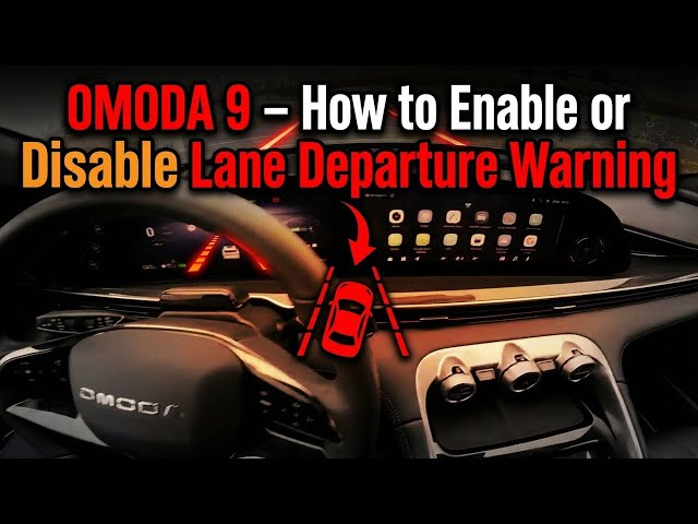 Video thumbnail for OMODA 9 – How to Enable or Disable Lane Departure Warning