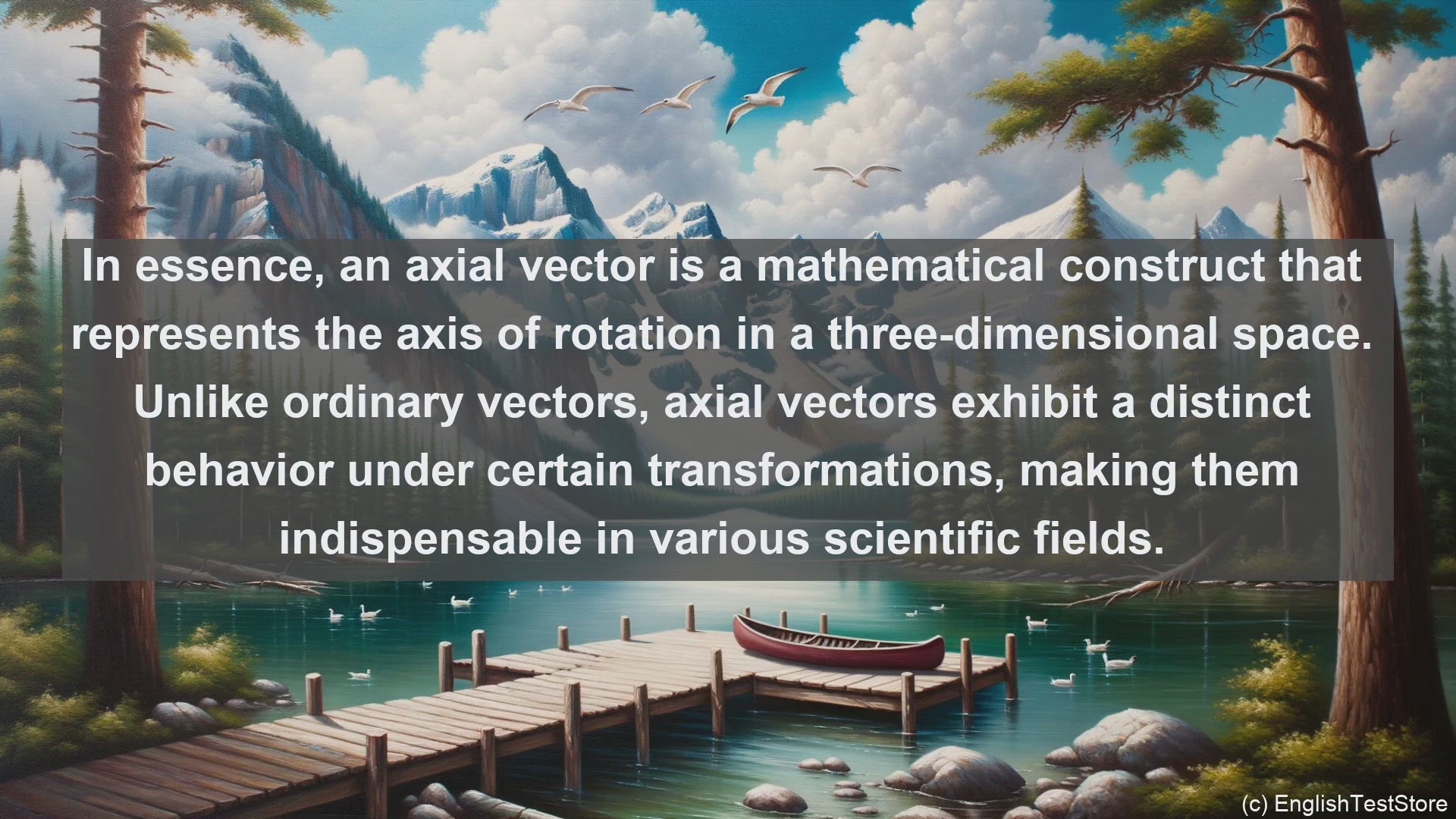 'Video thumbnail for Axial vector in science  definition and examples'