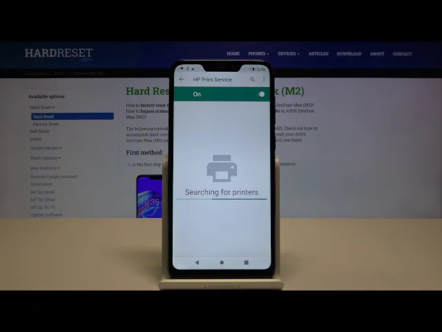 Video thumbnail for How to Connect Printer to ASUS ZenFone Max (M2)?
