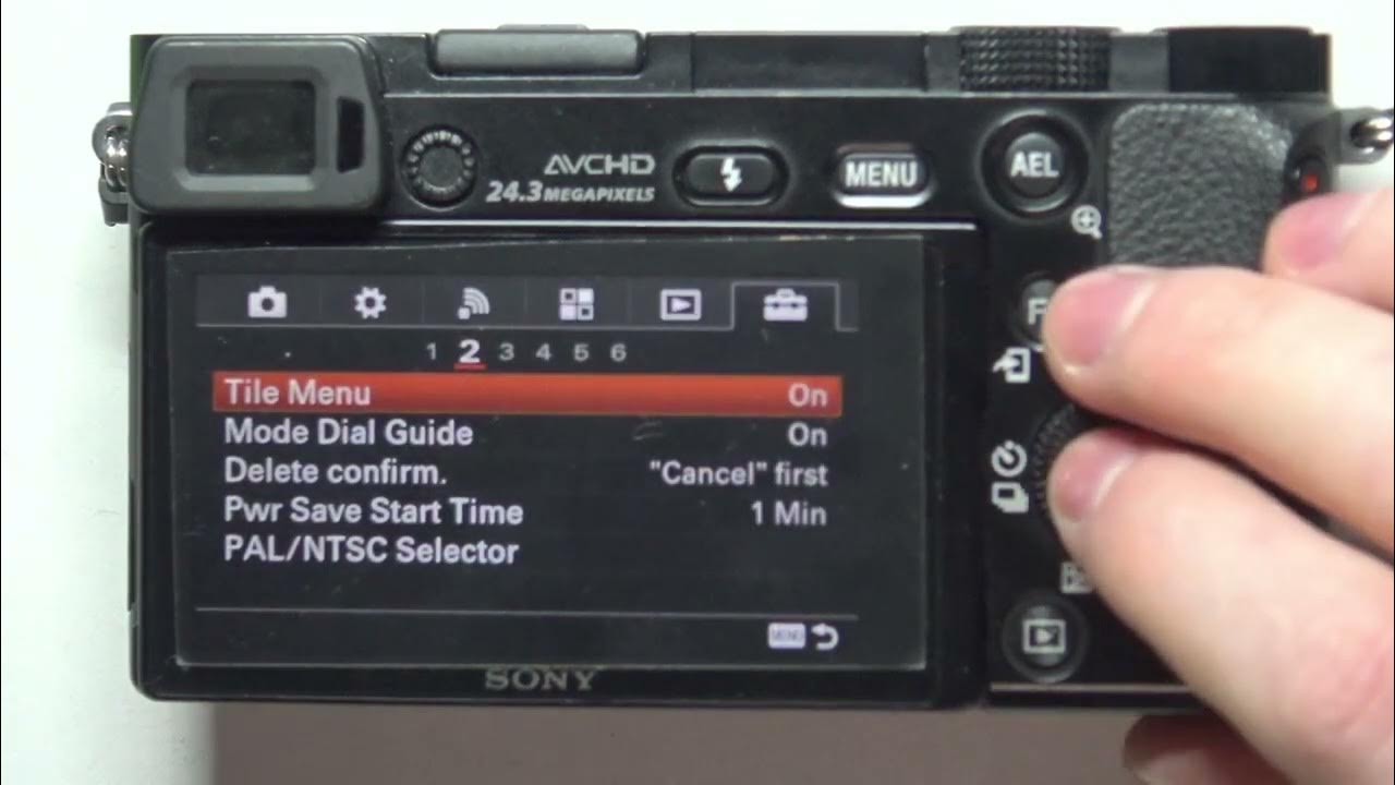 Video thumbnail for How To Enable & Disable Tile Menu In Sony A6000