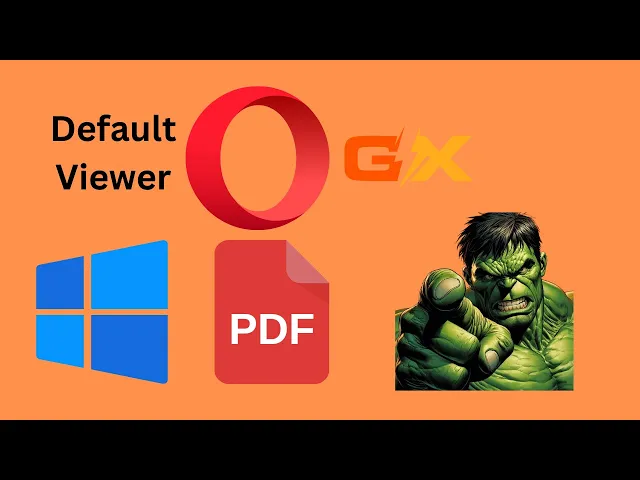 'Video thumbnail for How to Make Opera GX Your Default PDF Viewer on Windows 10 | GearUpWindows Tutorial'