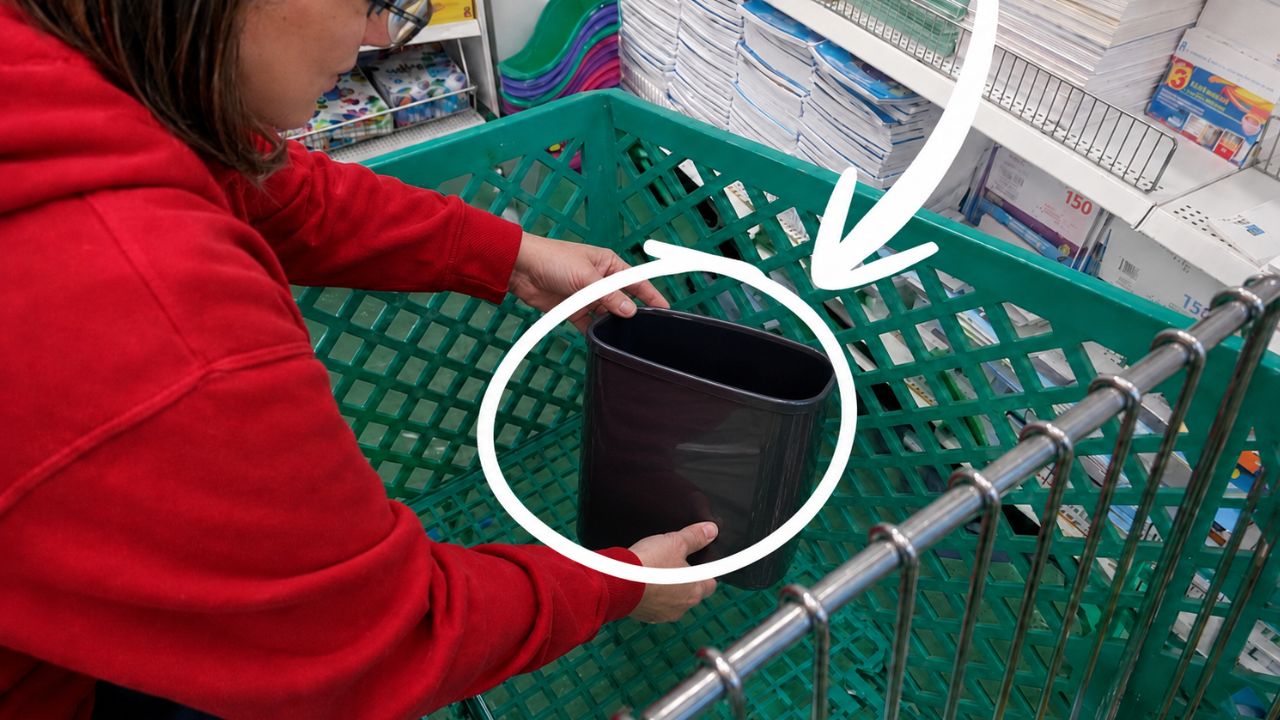 Video thumbnail for Will Be Buying Dollar Store Trash Cans When They See Her Brilliant Kitchen Idea!