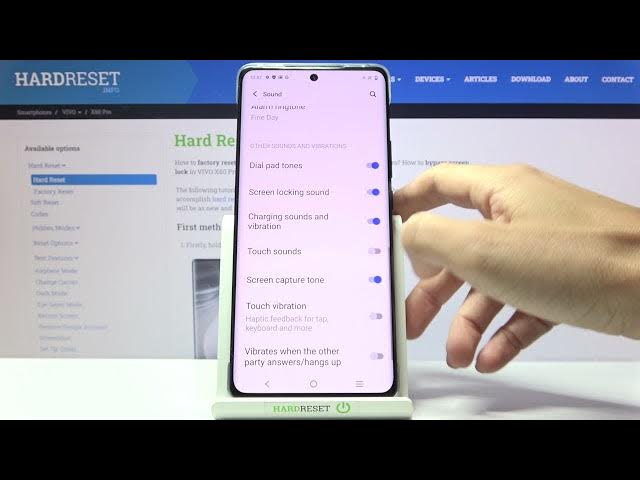 Video thumbnail for How to Manage Sound Settings - Activate / Turn Off Touch Sounds on VIVO X60 Pro