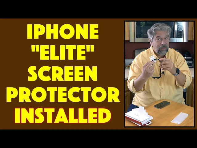 Video thumbnail for ZAGG Glass Elite Visionguard iPhone 13 Pro Screen Protector -- INSTALLATION & REVIEW