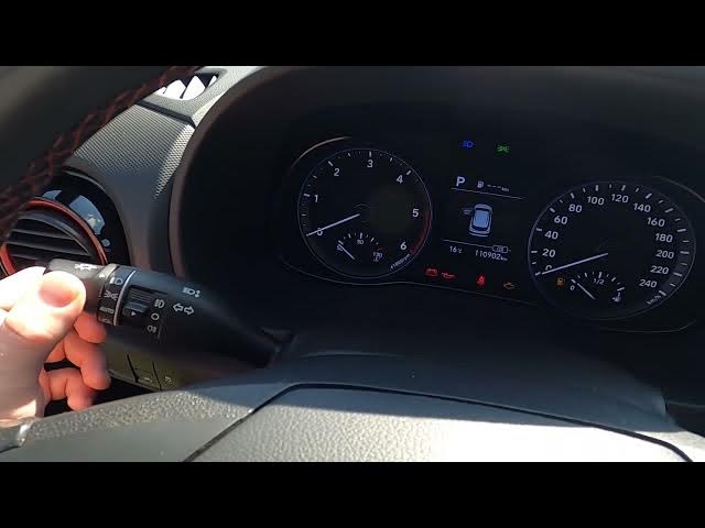 Video thumbnail for How to Enable or Disable High Beam in Hyundai Kona ( 2017 – now )  | Use High Beam