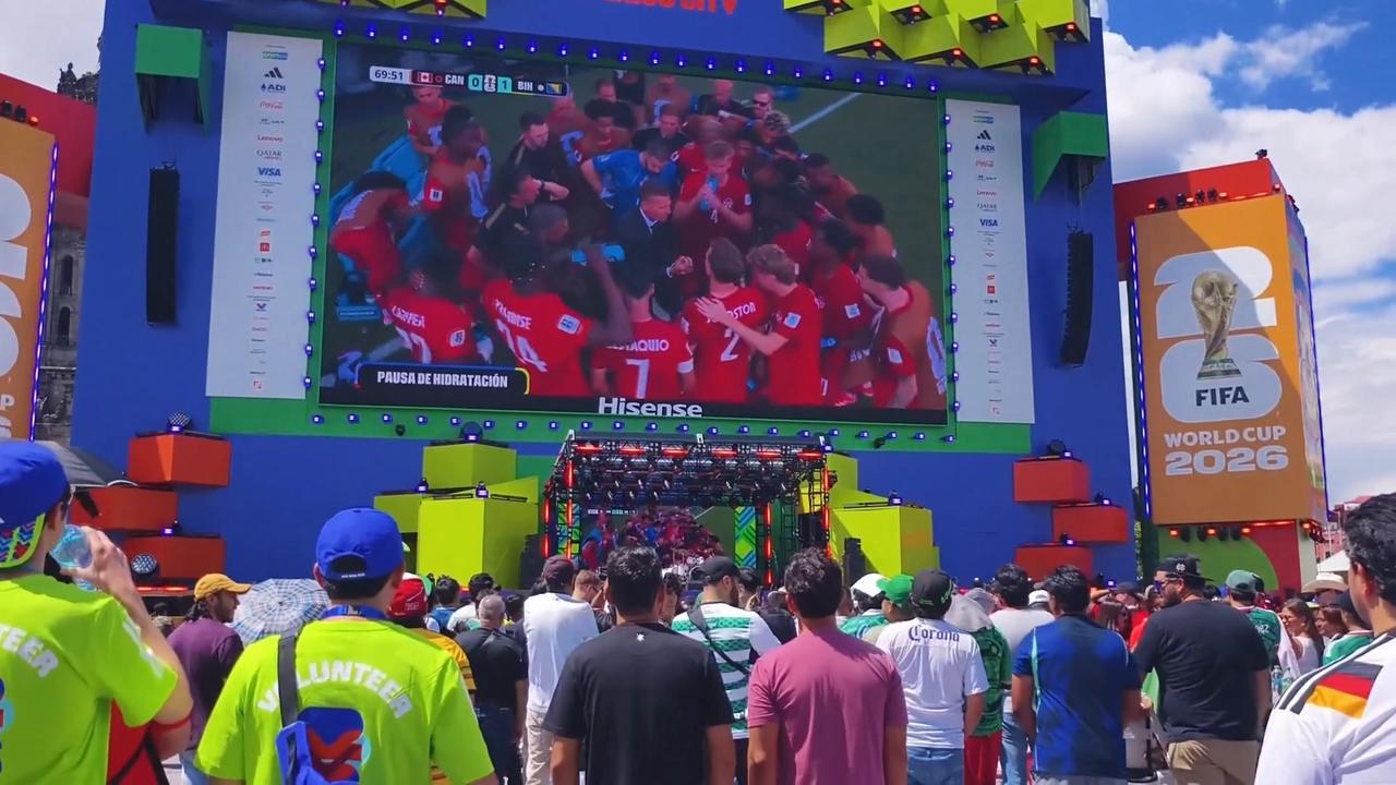 Video thumbnail for Mexico: World Cup fever grips Mexico City as fans gather from around globe.