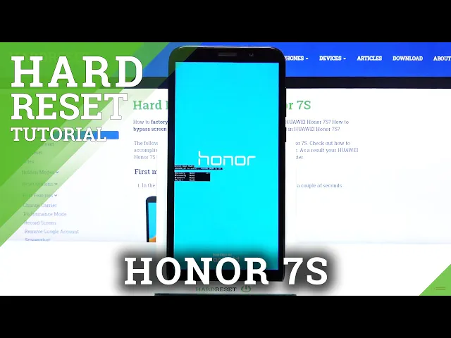 Video thumbnail for Hard Reset HONOR 7S – Bypass Screen Lock / Restore Defaults using Recovery Mode