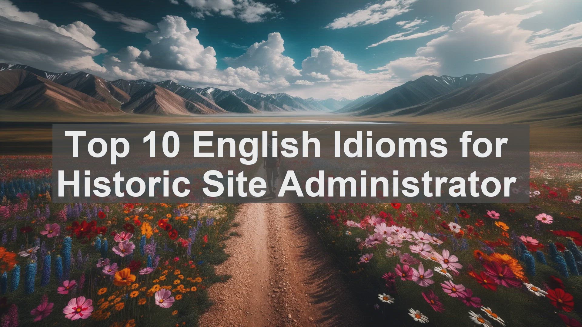 'Video thumbnail for Top 10 English Idioms for Historic Site Administrator'