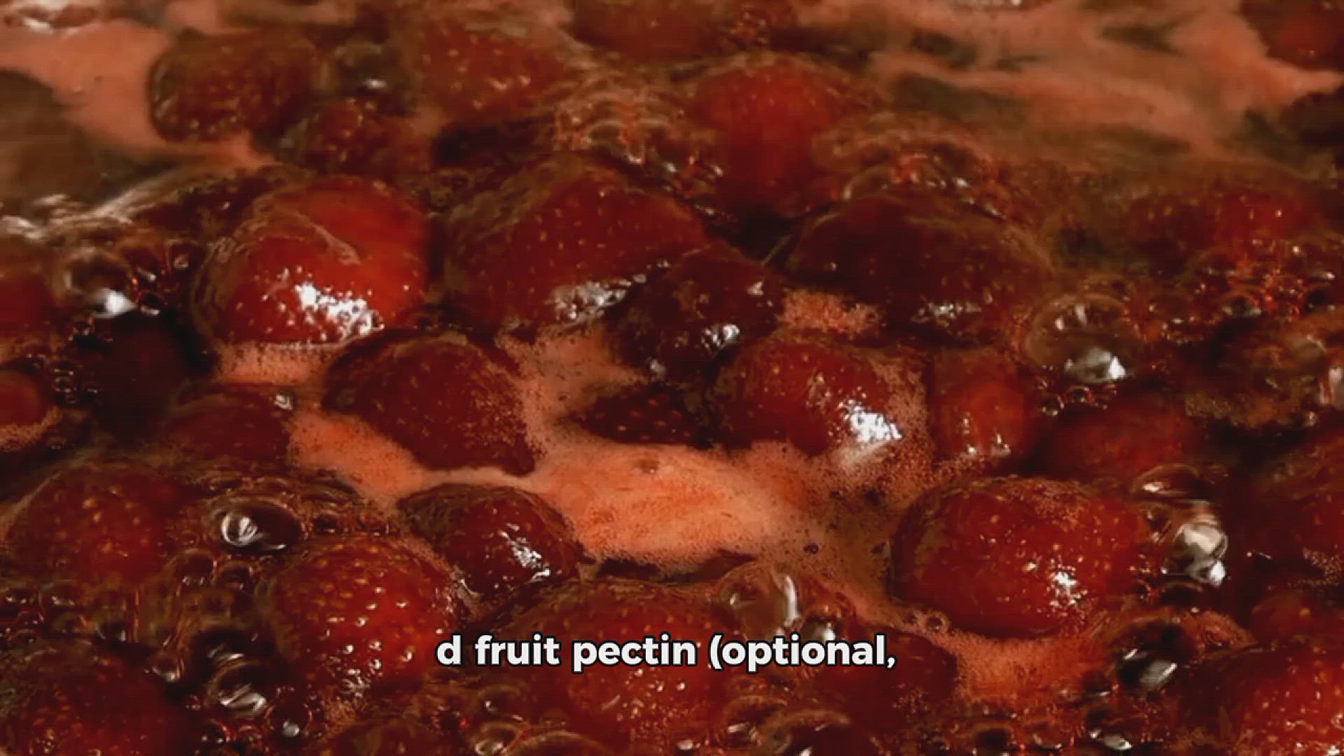 Video thumbnail for strawberry jam recipe