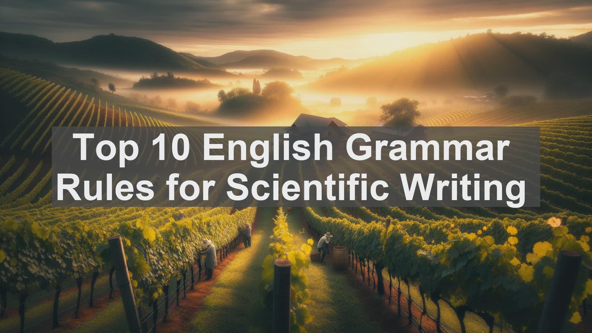 'Video thumbnail for Top 10 English Grammar Rules for Scientific Writing'