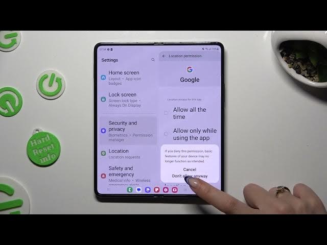 Video thumbnail for How to Change Apps Permissions on Samsung Galaxy Z Fold5?