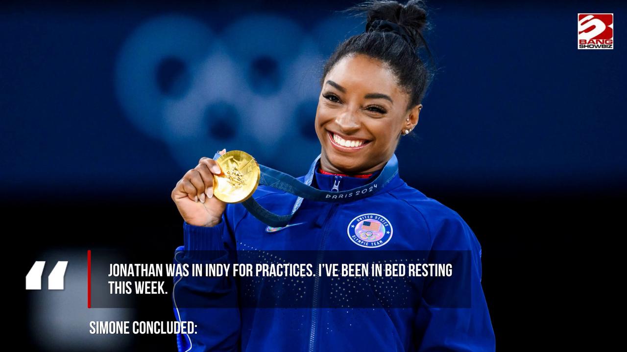 Video thumbnail for Simone Biles 'not ready' to explain 'almost dying' comment