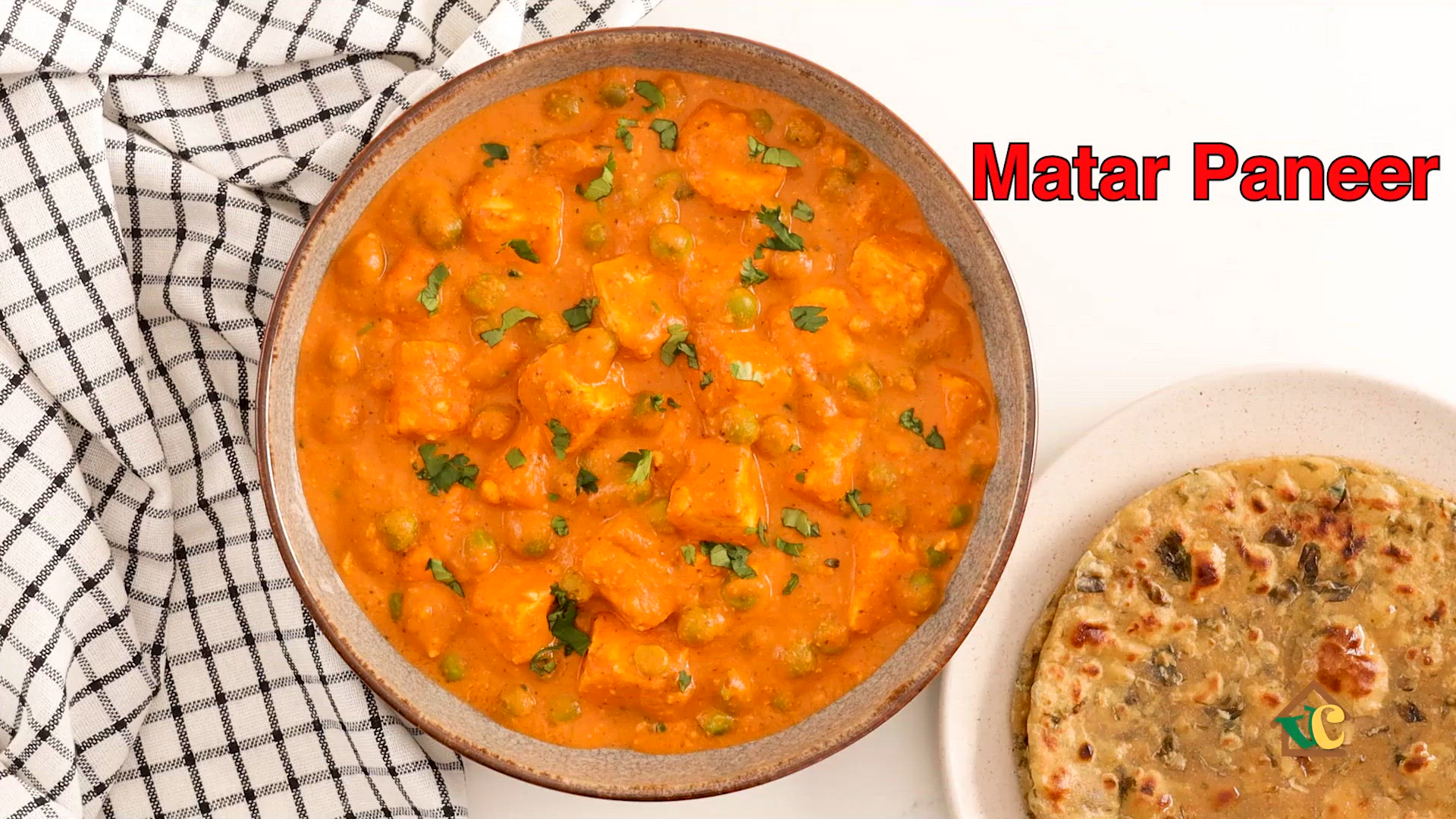 'Video thumbnail for Matar Paneer'