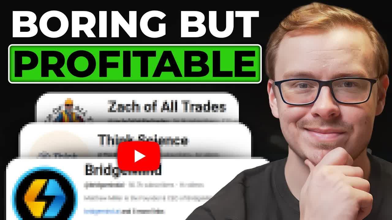 Video thumbnail for Shane Hummus: 5 Boring BUT Overlooked YouTube Channels Making Bank