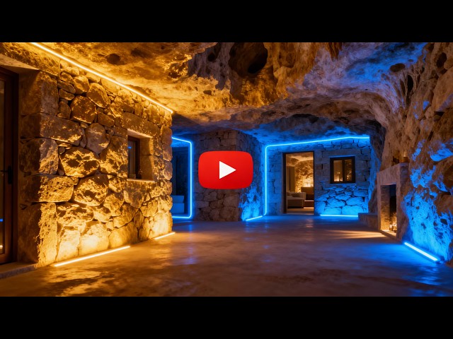Video thumbnail for Man Builds Stunning Underground Cave House! You Won't Believe The Interior (Full Tour 2025)